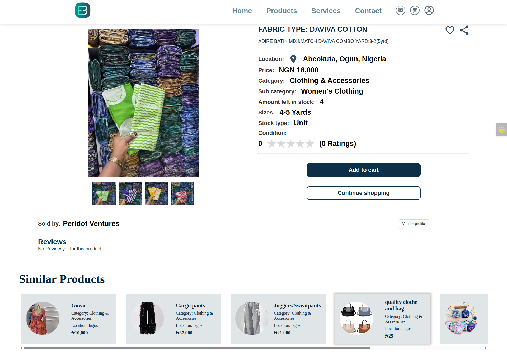 Errand Buddies - Multi-Vendor E-Commerce